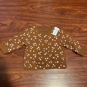 Jumping Beans-pop over fleece crew
